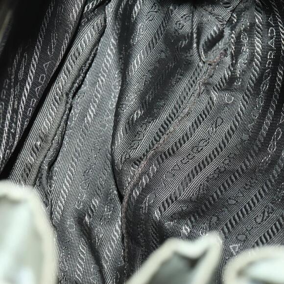 PRADA Backpack Nylon Beige Silver Auth 156861 main image 7